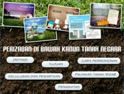 Perizaban di bawah Kanun Tanah Negara (KTN)