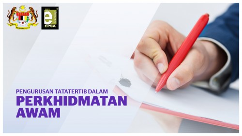 PENGURUSAN TATATERTIB DALAM PERKHIDMATAN AWAM