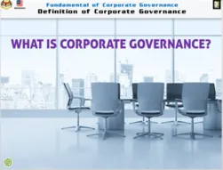 Introduction To Corporate Governance